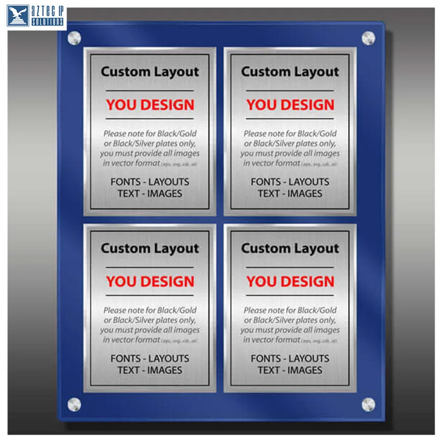 Layout 5 | Custom Layout - Elevated Lucite® panel