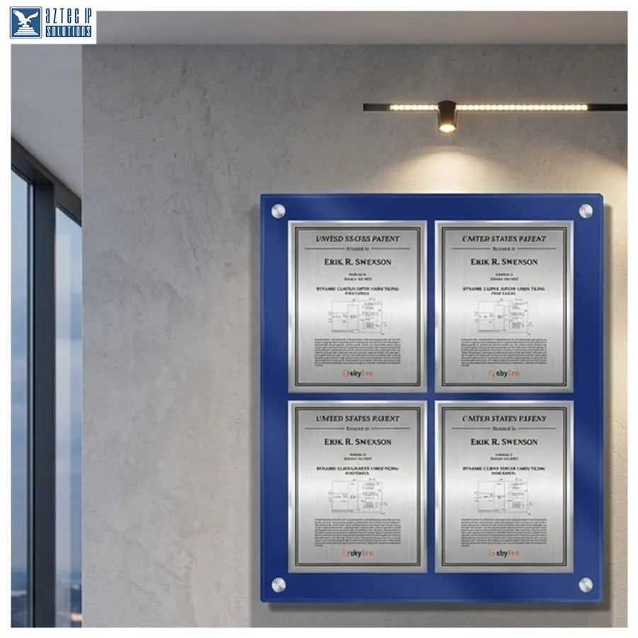 Lucite® patent display