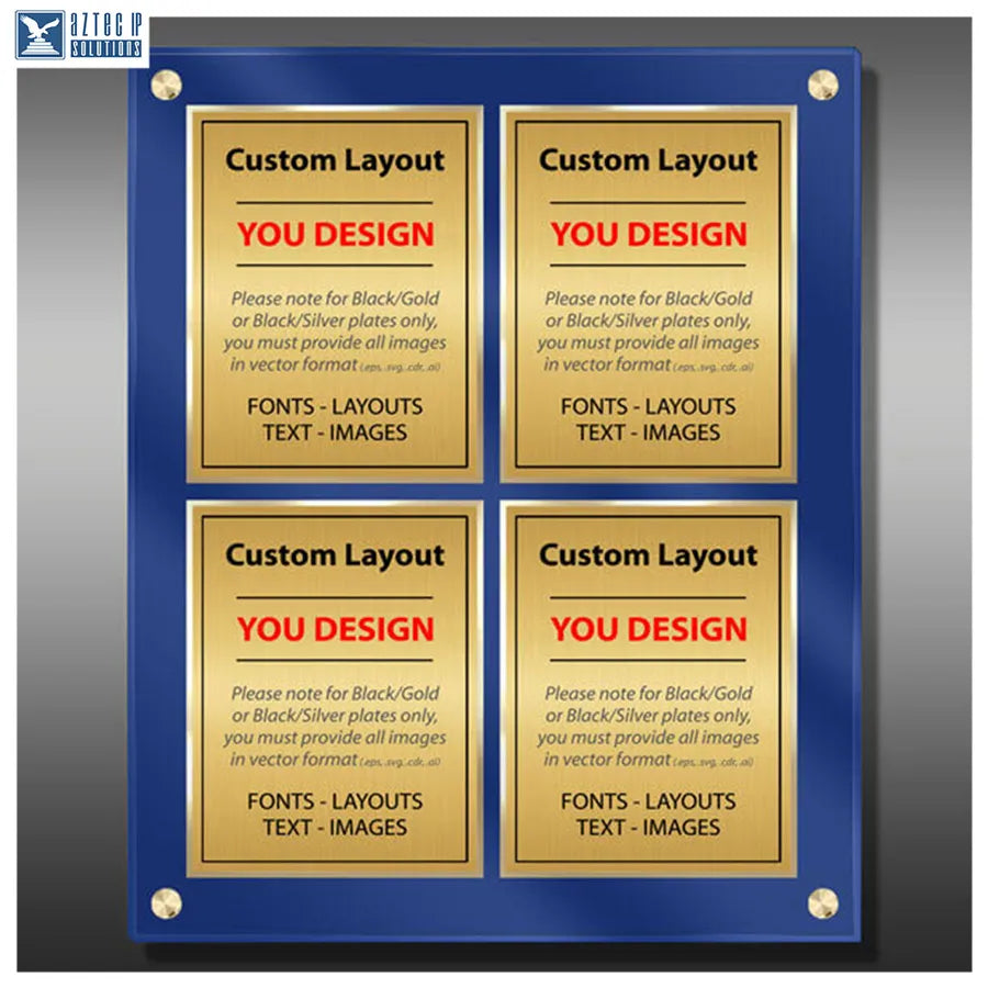 Layout 5 | Custom Layout - Elevated Lucite® panel