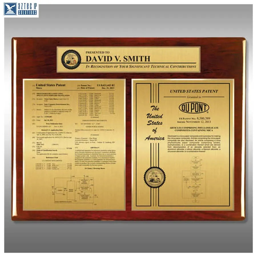 Layout 1 | Patent Front Page - Inventor recognition award