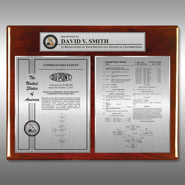 RD-EG20P Patent Certificate & Front Page