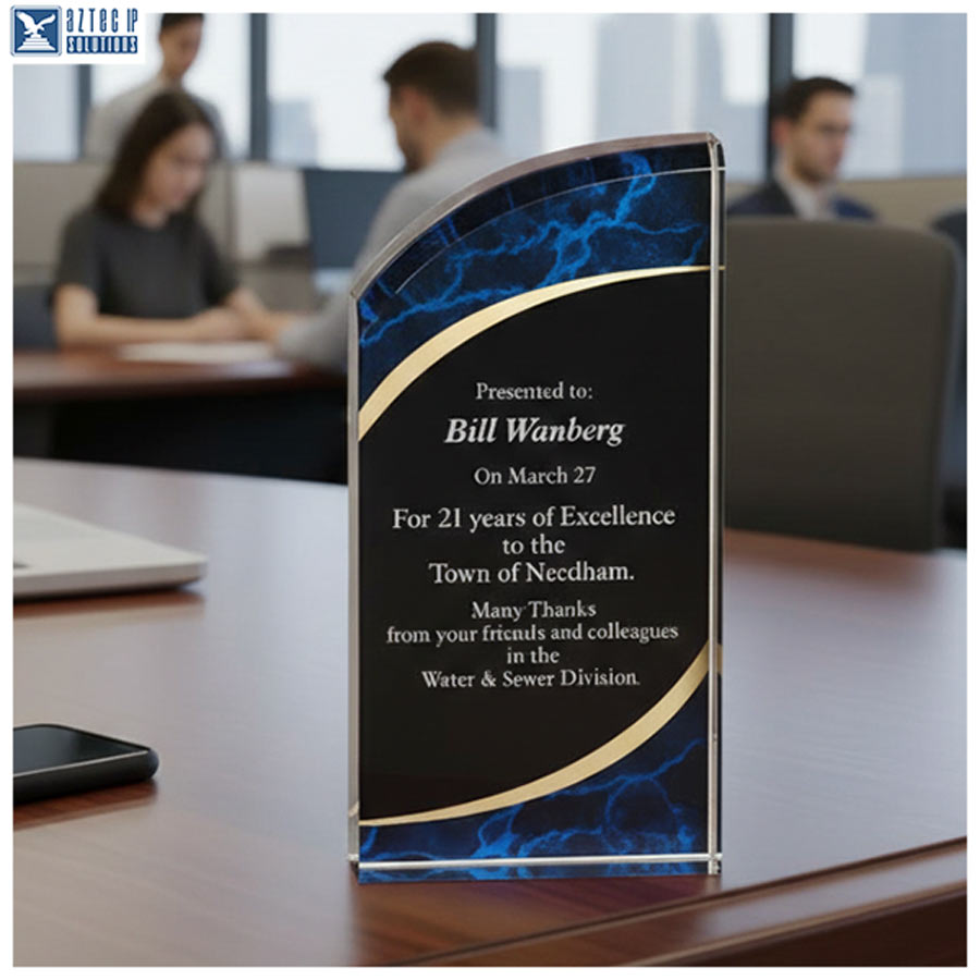 Acrylic achievement award