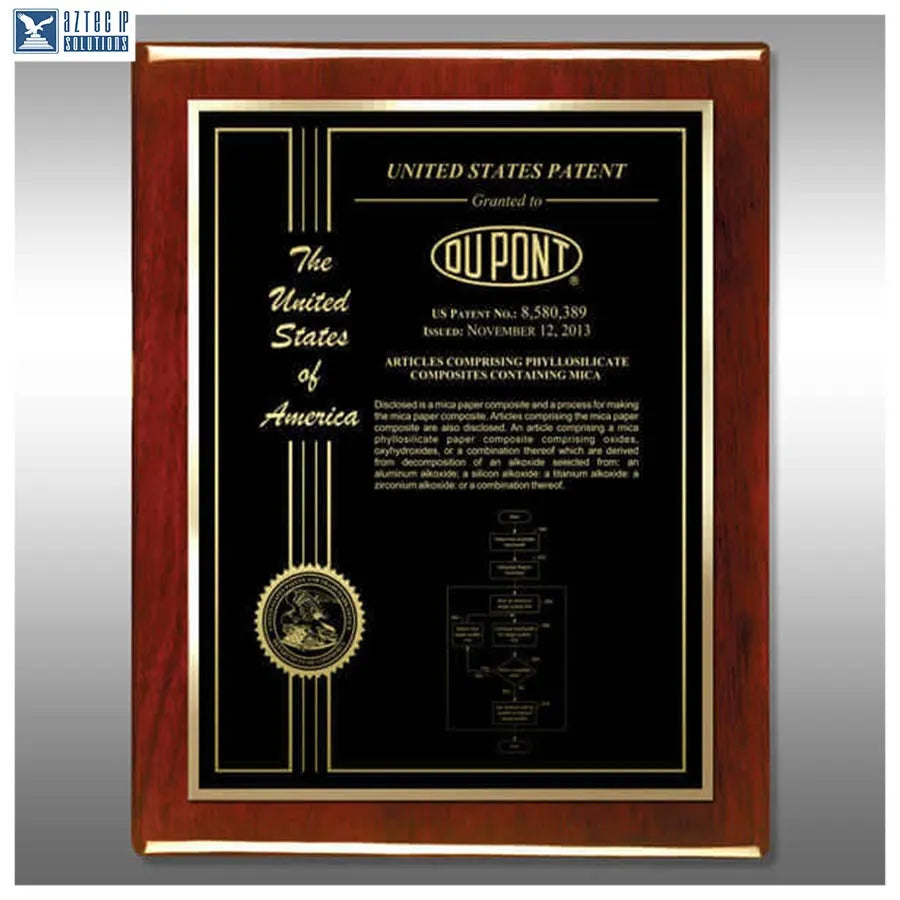 Layout 2 | Patent Certificate - Rosewood piano finish