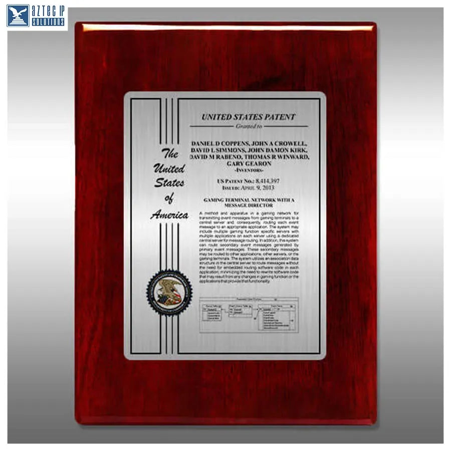 Layout 2 | Patent Certificate - Silver HD plate