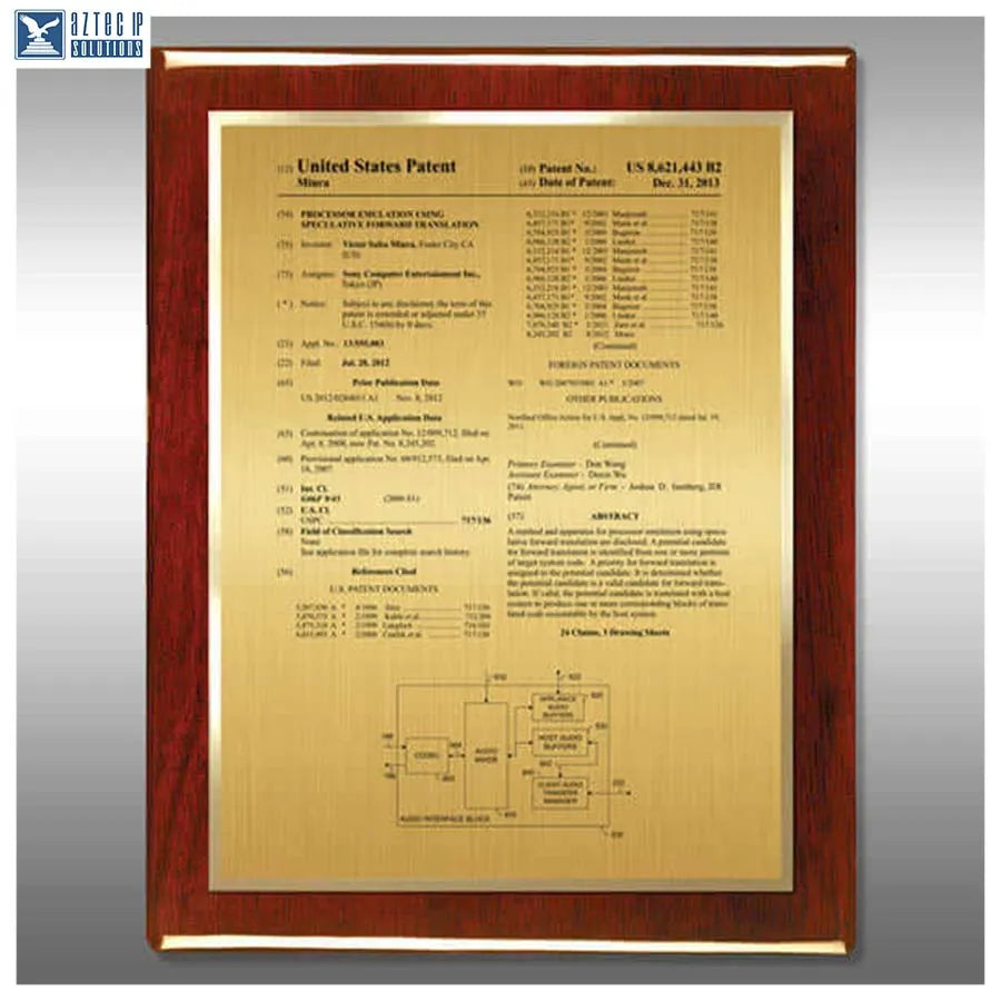 Layout 1 | Patent Front Page - Patent plaque