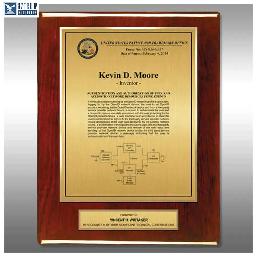 Layout 3 | Inventor Patent - Inventor achievement plaque