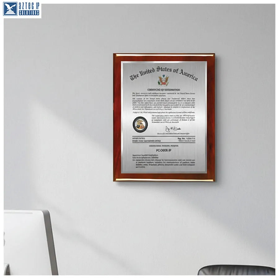 Personalized logo plaque