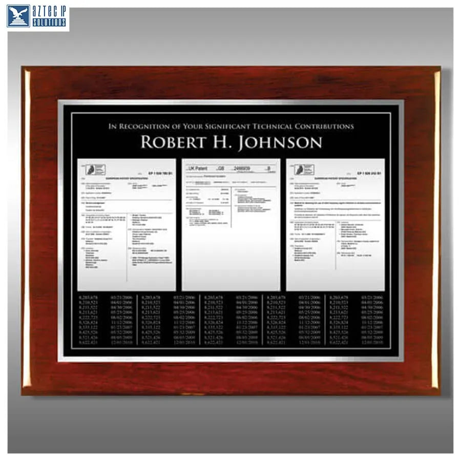 Inventor award plaque