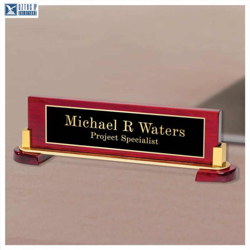 Rosewood Nameplate (PNA310) by