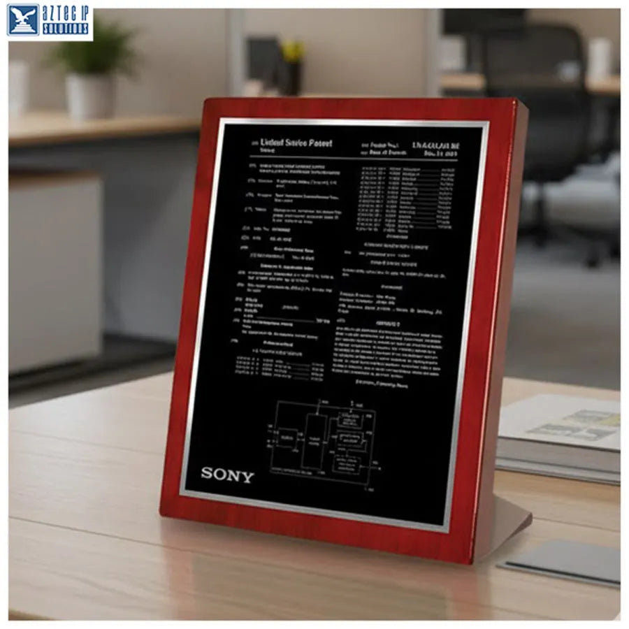 Personalized patent plaque