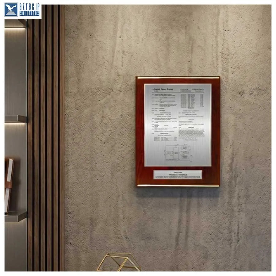 Innovation award plaque