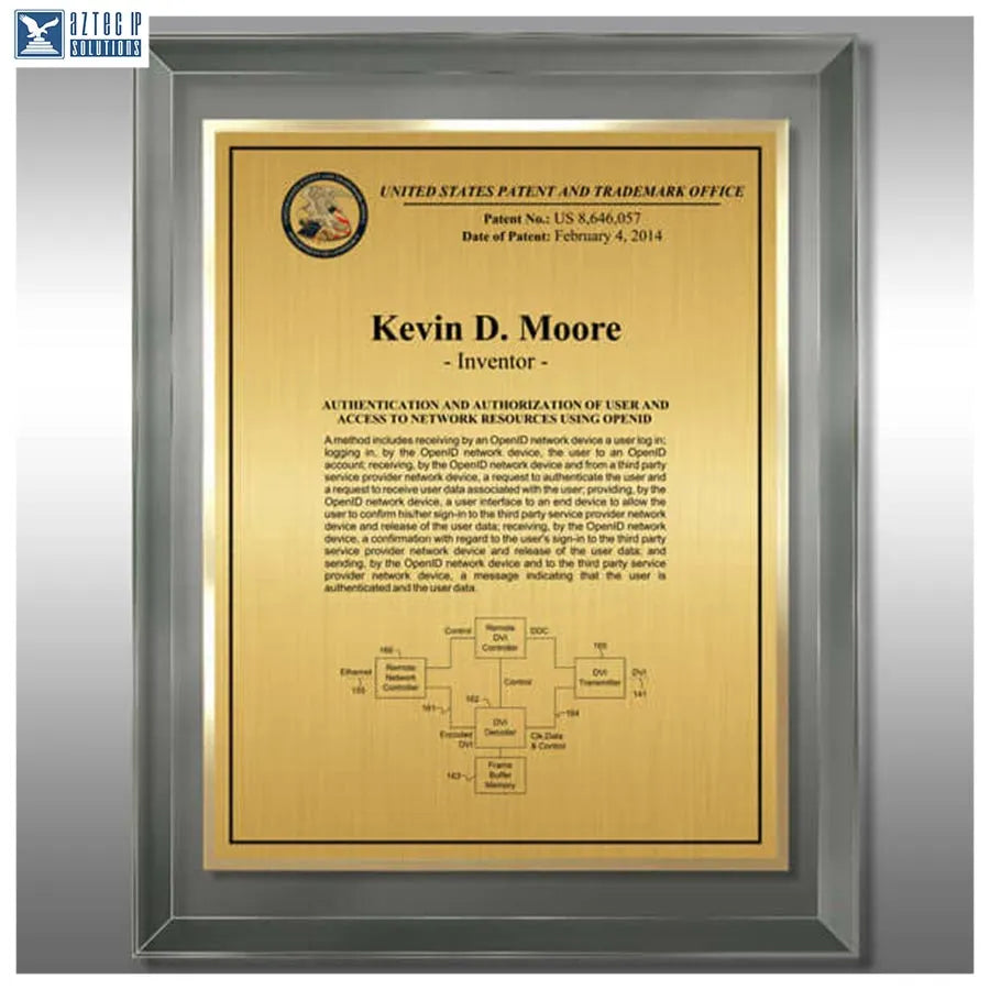 Layout 3 | Inventor Patent - Gold HD plate