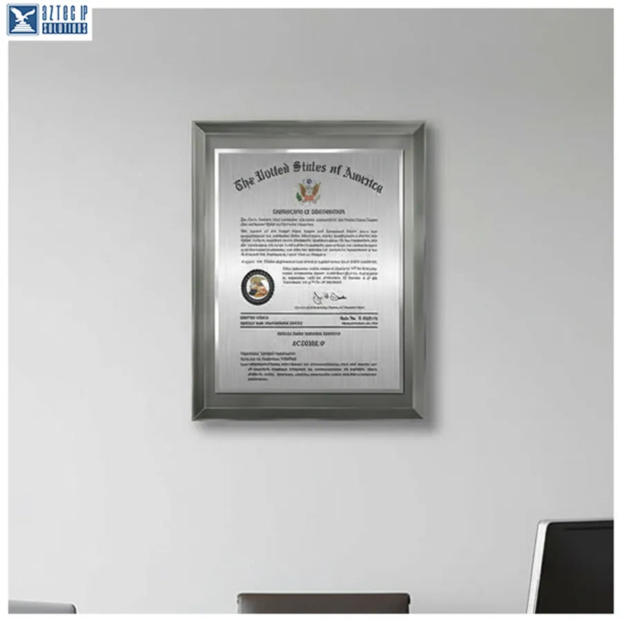 Trademark display plaque