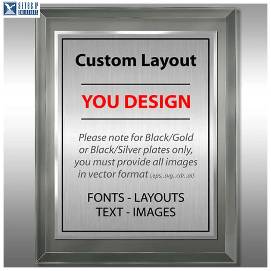 Glass Trademark Plaques