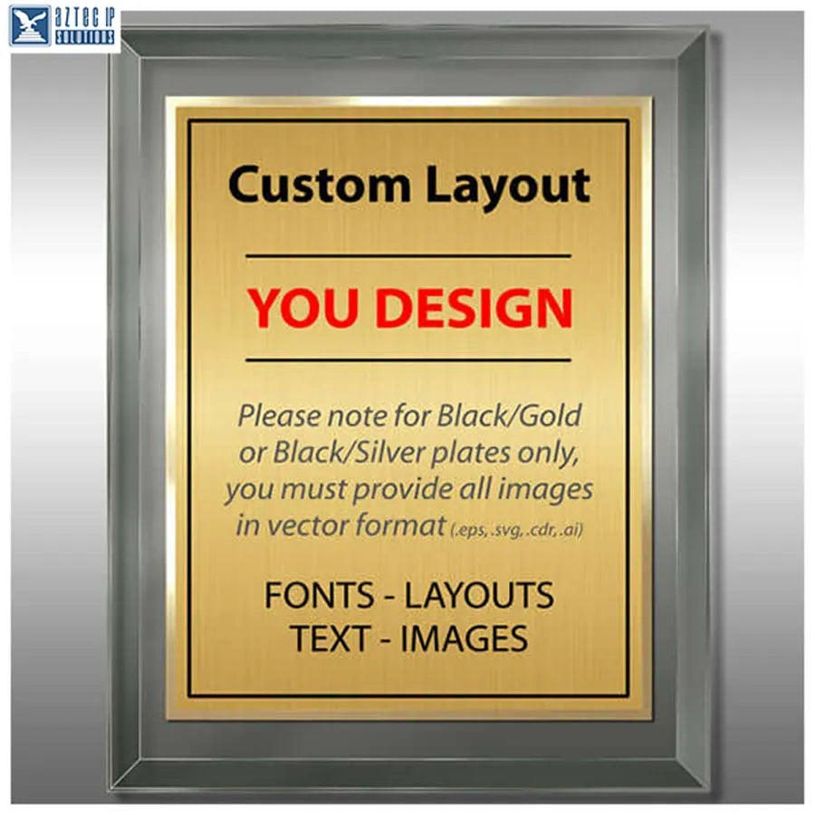 Acrylic trademark plaques