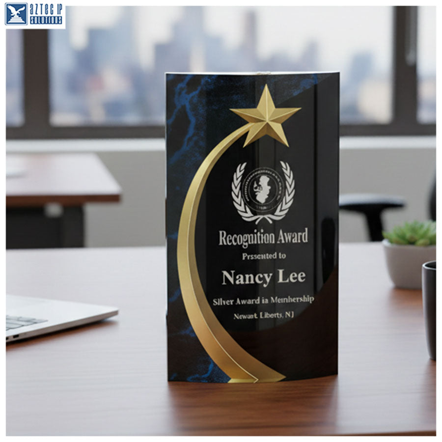 Shooting Star Acrylic Award