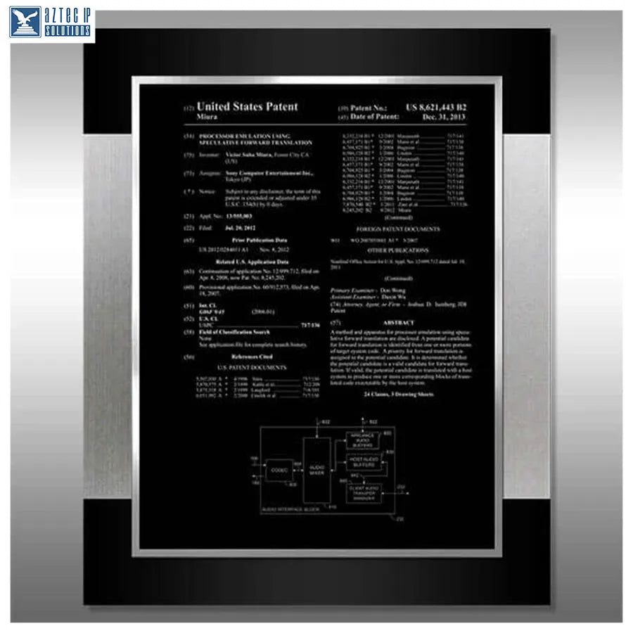 Layout 1 | Patent Front Page - Titanium wideband plaque
