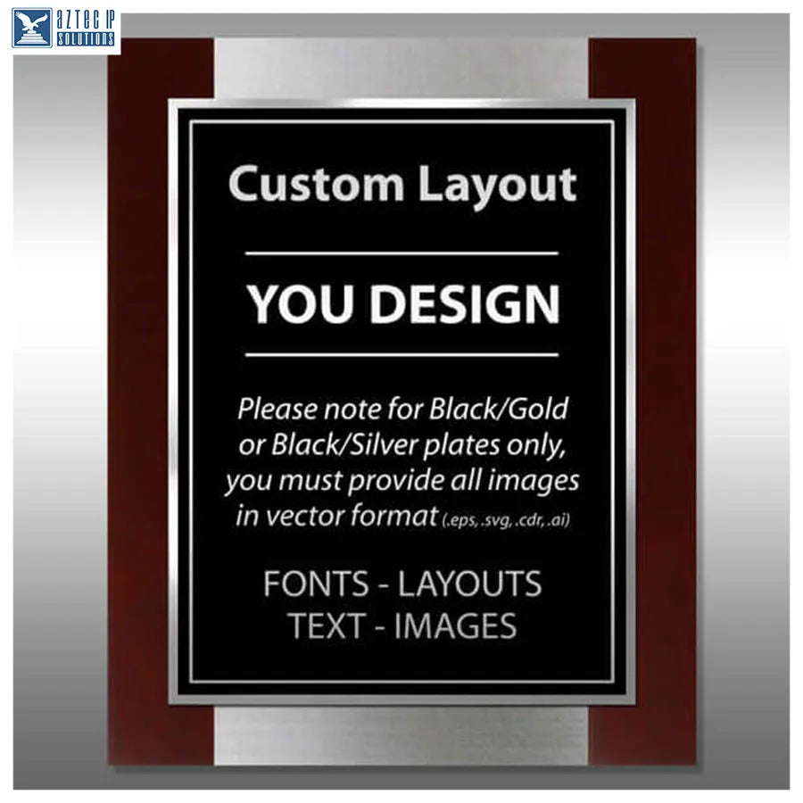 Layout 5 | Custom Layout - Custom layout plaque
