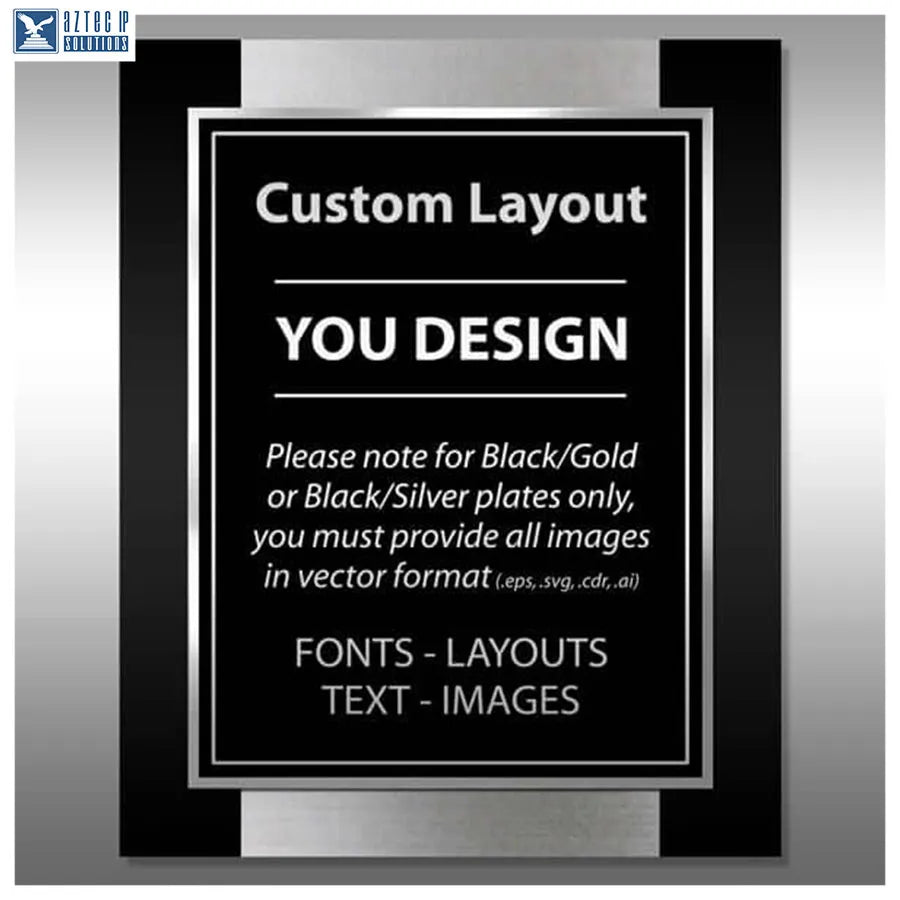 Layout 5 | Custom Layout - Custom Award Plaque