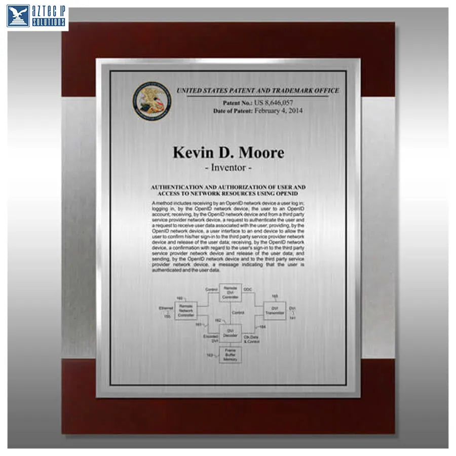 Layout 3 | Inventor Patent - Desktop and wall plaque