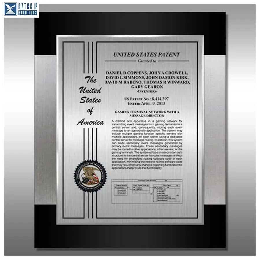 Layout 2 | Patent Certificate - award display