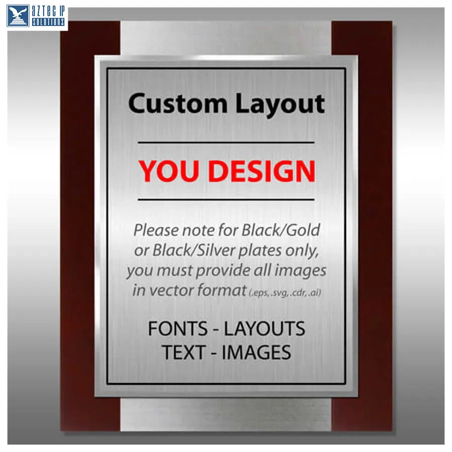 Layout 4 | Custom Layout - Professional achievement plaque