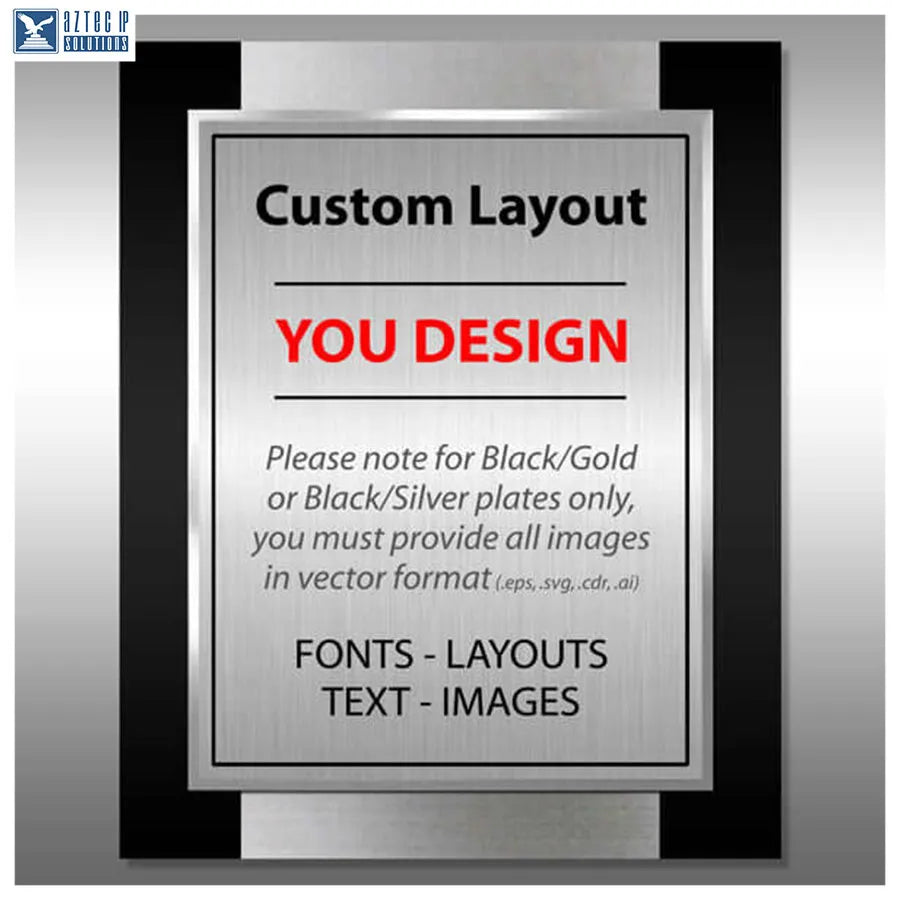 Layout 4 | Custom Layout - Modern classic plaque design