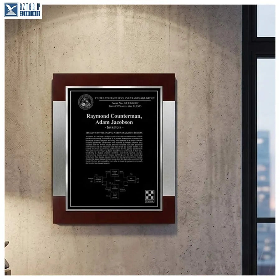 Patent Award Plaque