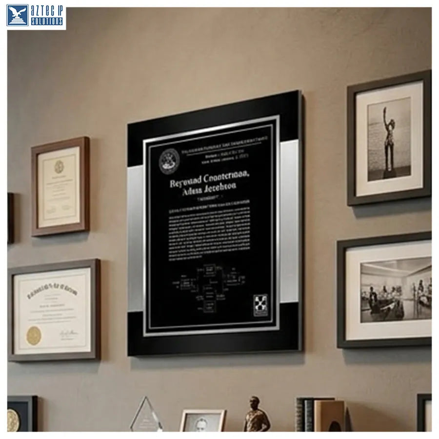 Modern award plaque