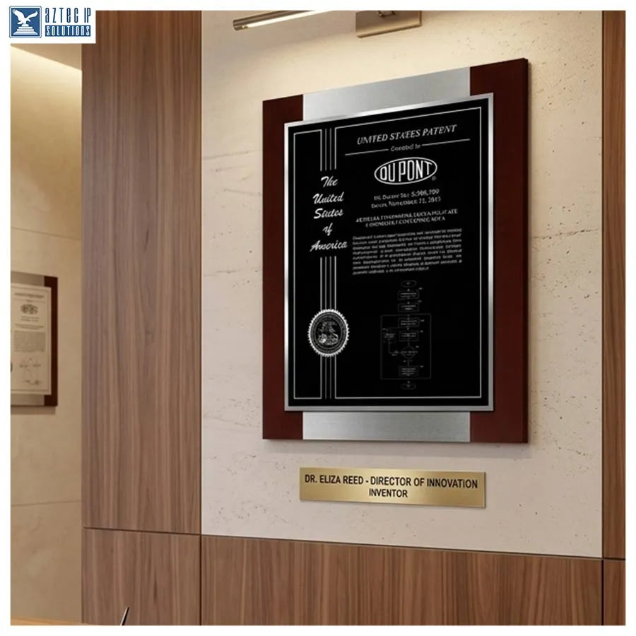 Desktop and wall display plaque