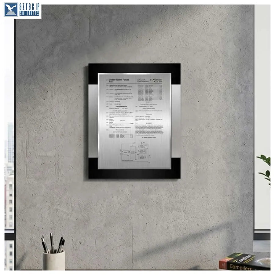 Patent plaque