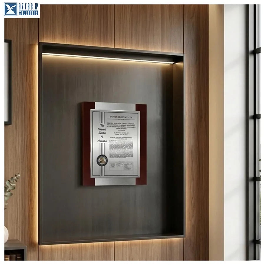Rosewood plaque