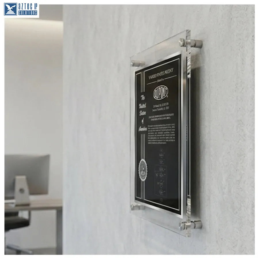 Modern patent wall