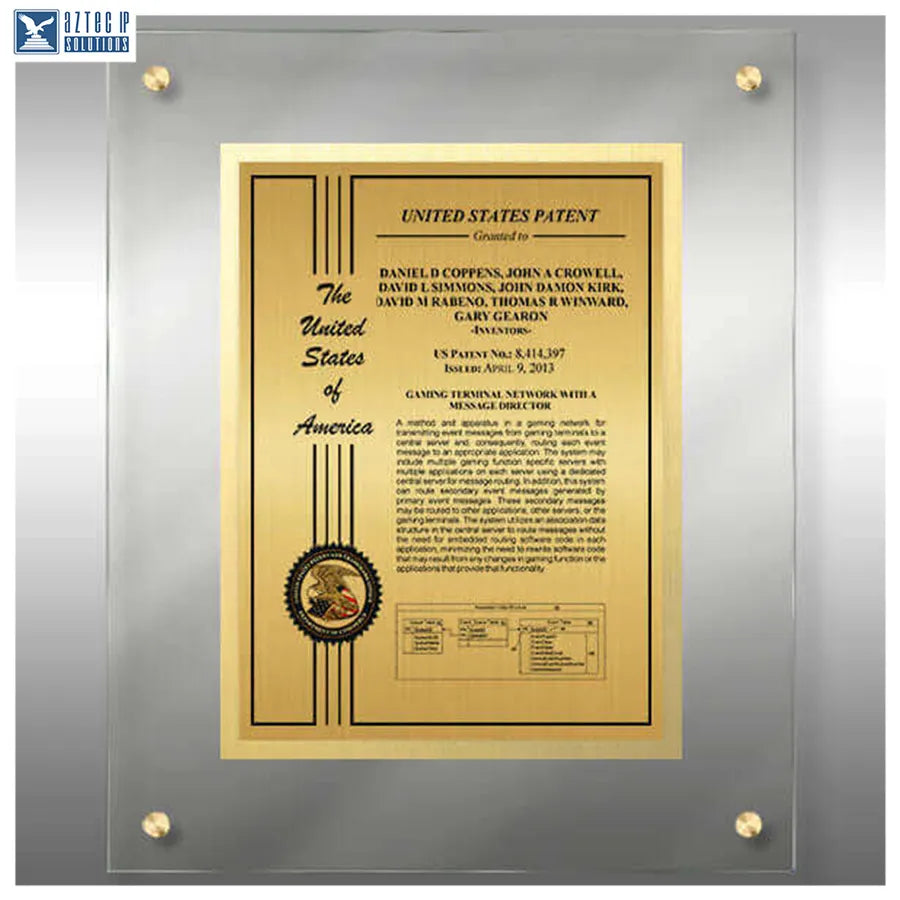 Layout 2 | Patent Certificate - Gold