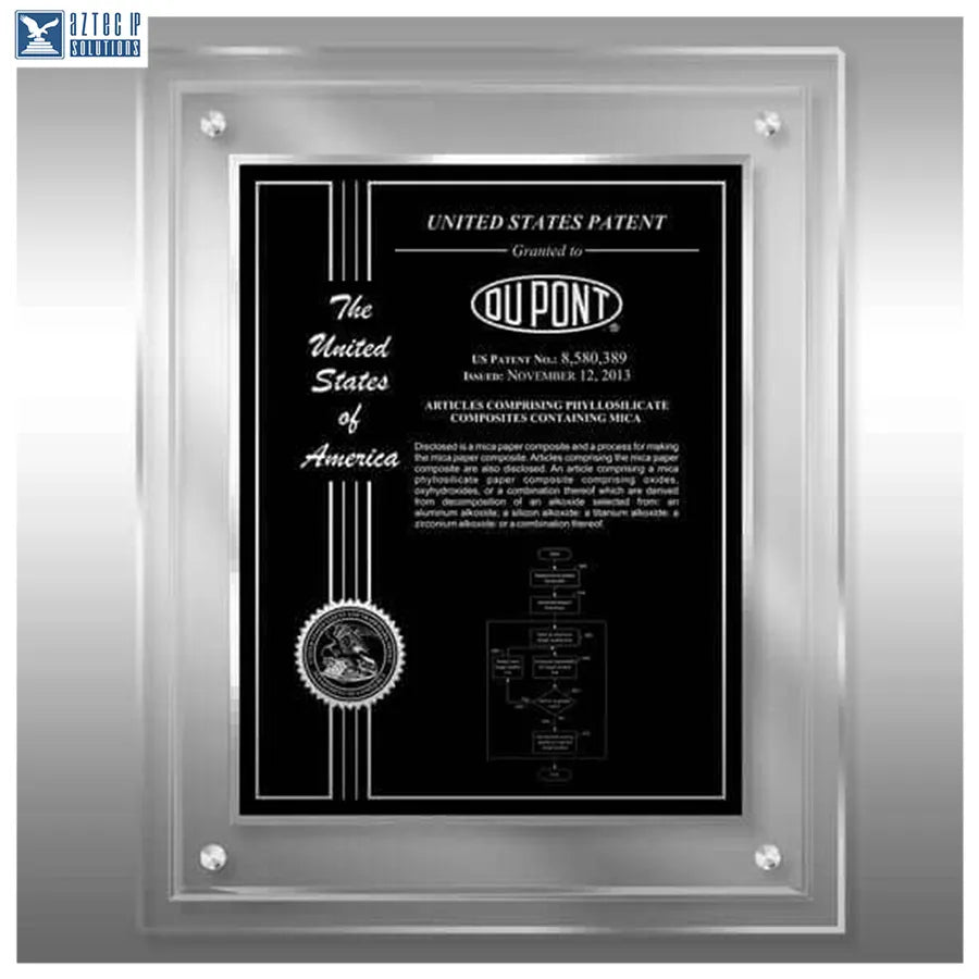 Layout 2 | Patent Certificate - Lucite® patent display