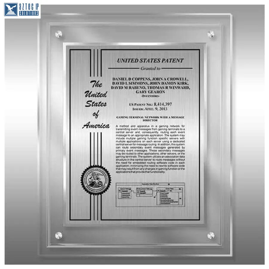 Layout 2 | Patent Certificate - TransLucite® display