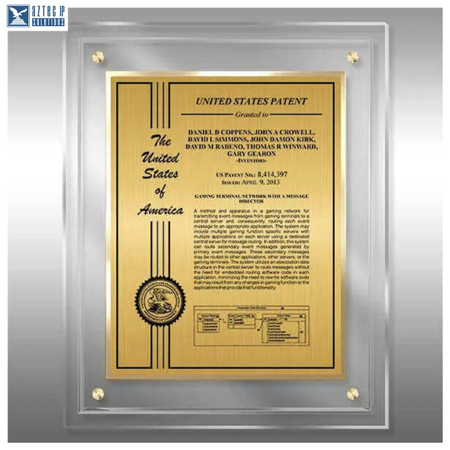 Layout 2 | Patent Certificate - TransLucite® display