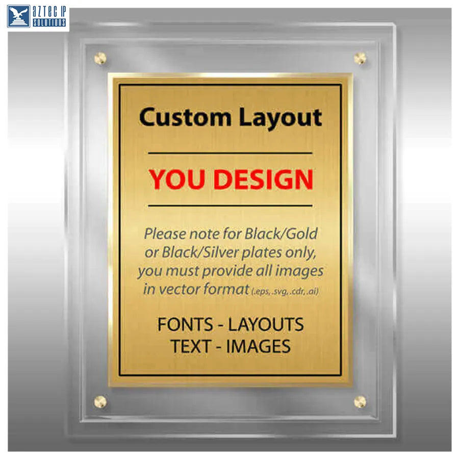 Layout 4 | Custom Layout - Award plaque