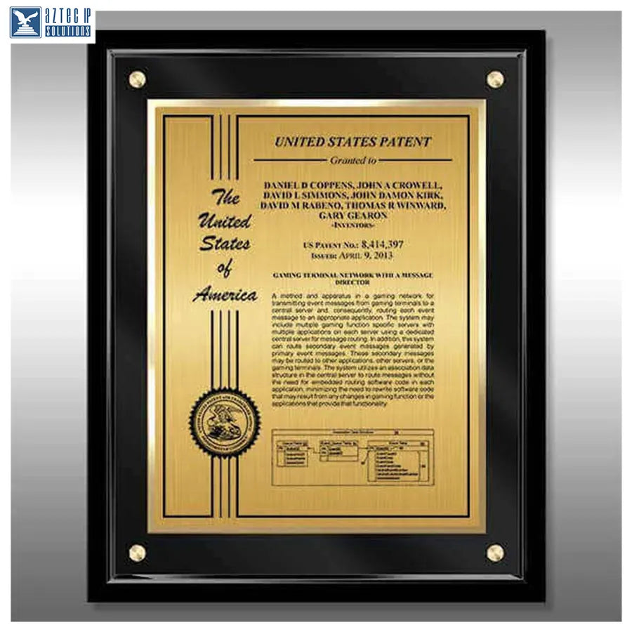 Layout 2 | Patent Certificate - TransLucite® display