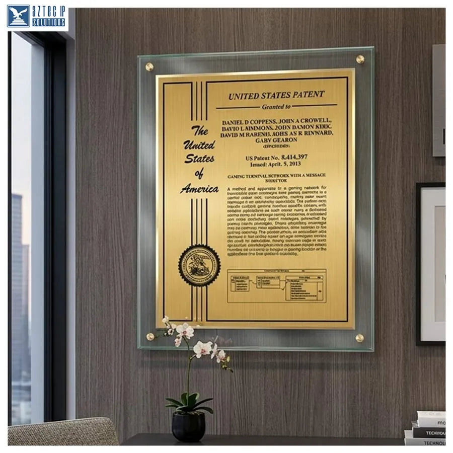 Lucite® beveled plaque