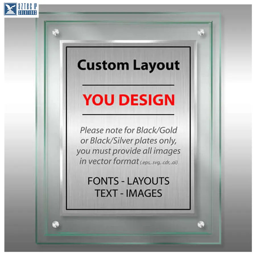 Layout 4 | Custom Layout - Modern plaque design