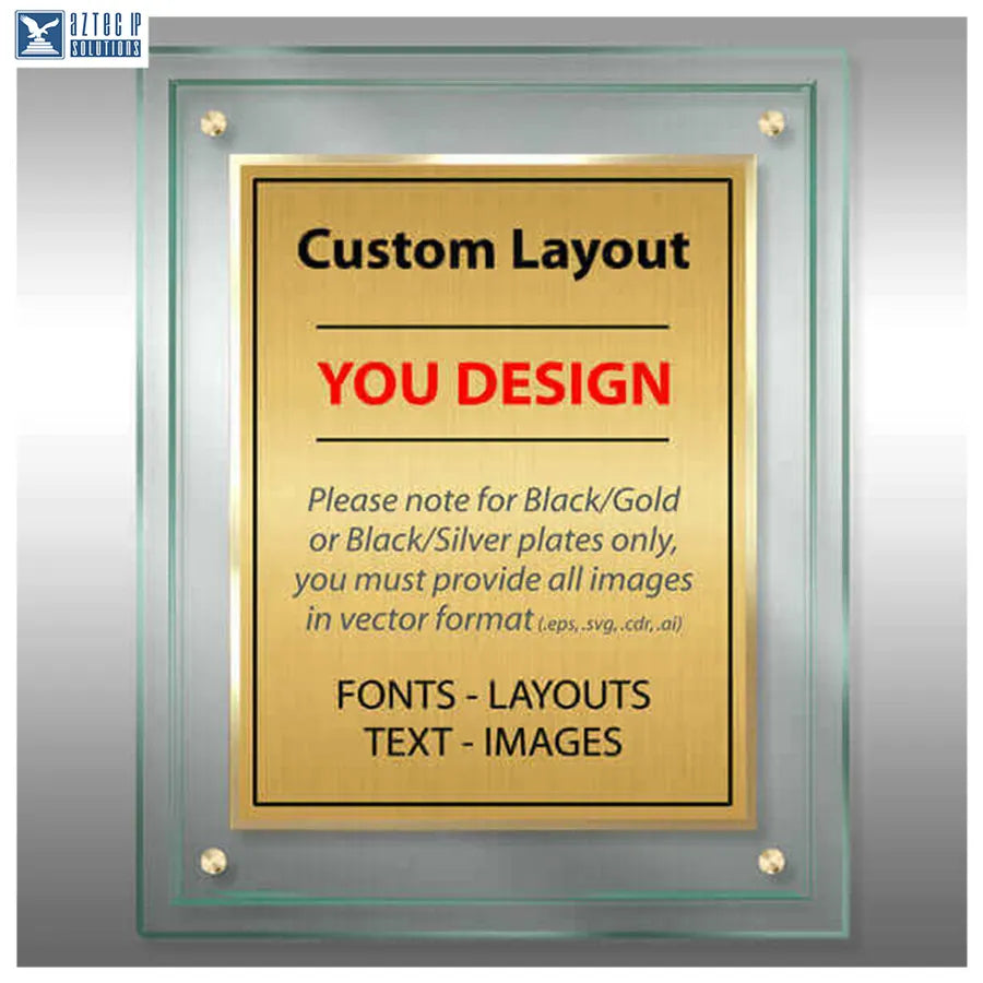 Layout 4 | Custom Layout - Modern plaque design