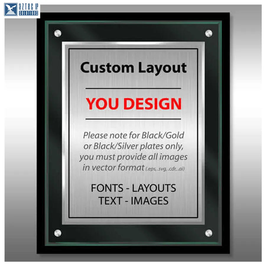 Layout 4 | Custom Layout - Silver HD Plate