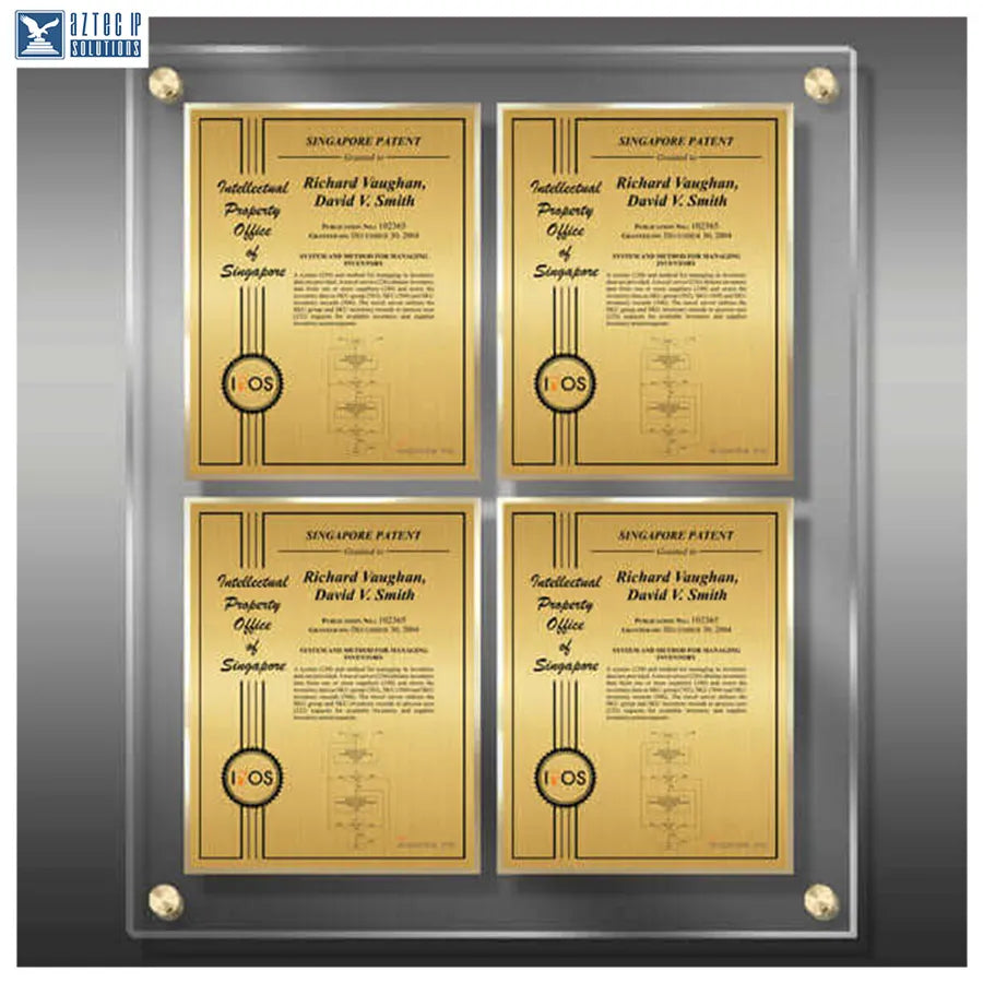 Layout 2 | Patent Certificate - Lucite® patent display
