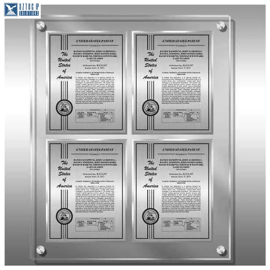 Layout 2 | Patent Certificate - Lucite® patent display