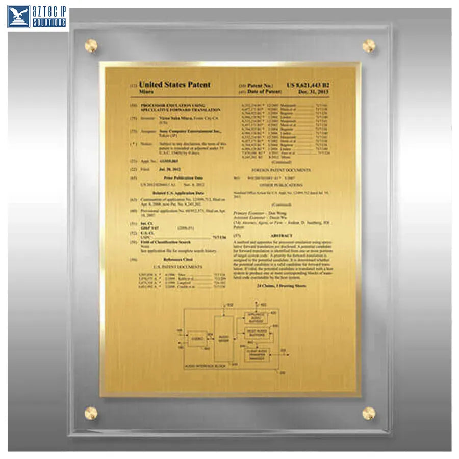 Layout 1 | Patent Front Page - Patent plaque