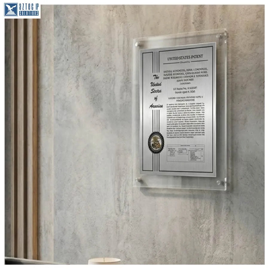 Lucite® beveled plaque