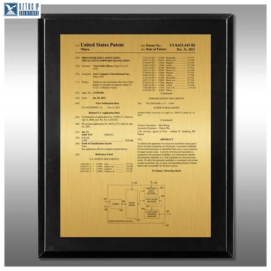 Patent holder gift