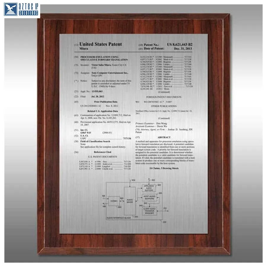 Cherry gloss plaque