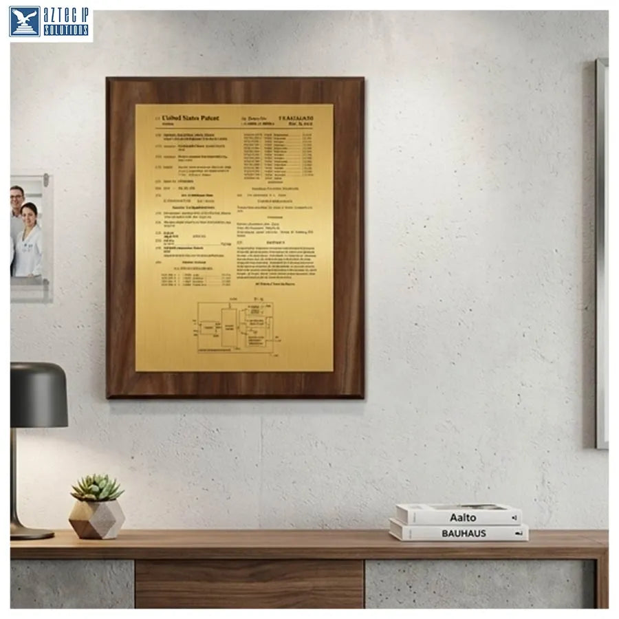 Chestnut wood plaque